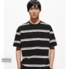 O1CN013IC3Hb2FYaxIgizHz_2104668892.jpg_q50.jpg_.webp UR2026夏季新款男装简约撞色条纹情侣圆领宽松短袖t恤UMB460004