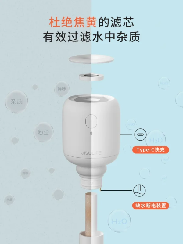 几素棒棒糖无线加湿器小型迷你usb充电便携式办公室桌面空气喷雾家用轻音卧室宿舍学生矿泉水加湿车载香薰小