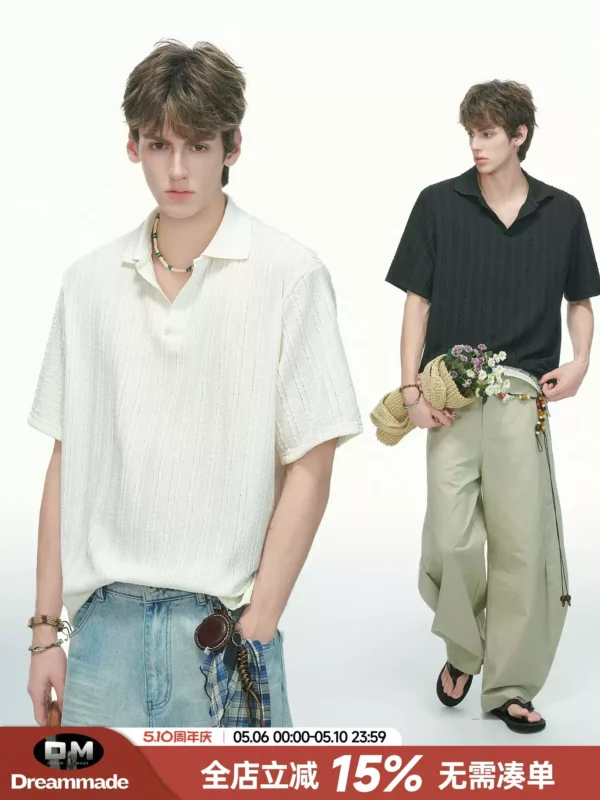 O1CN01SJitGe2IYXl44maYQ_2524999298.jpg_q50.jpg_.webp Dream made 老钱风海鸥领短袖polo衫男夏季人夫感穿搭男生针织T恤