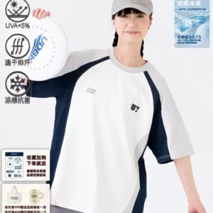 O1CN01l0SXk41tv6sZddRYr_2934625963.jpg_q50.jpg_.webp Underbroken(UDBK)拼接撞色复古运动短袖抗菌凉感索罗娜情侣T恤潮